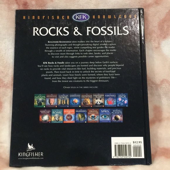 Rocks & Fossils Book by Kingfisher Knowledge Geology Science Read Resale - Picture 2 of 14